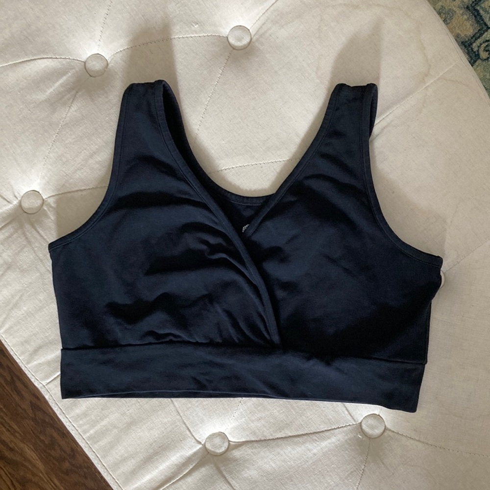 Kindred Bravely Organic Cotton Sleep Bra Size M